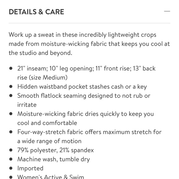 🌸2 for 30🌸Zella Studio Lite Crop Leggings NWOT - Picture 4 of 4